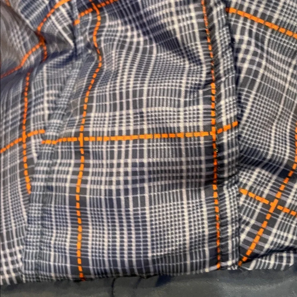 Baby Xtreme Navy and‎ Plaid Snowsuit Zip Up 12M